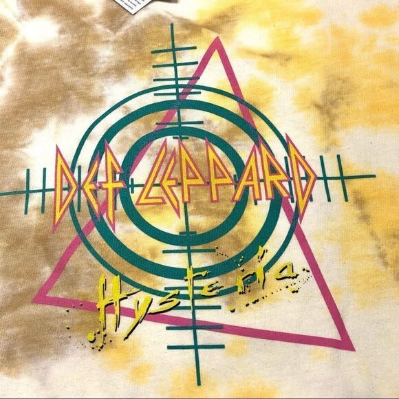 DEF LEPPARD HYSTERIA TIE DYE SWEATSHIRT NWT - Picture 4 of 8